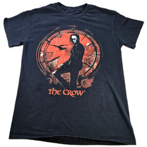 The Crow Movie T-Shirt Men's Black M Medium Eric Draven Graphic Cotton Tee